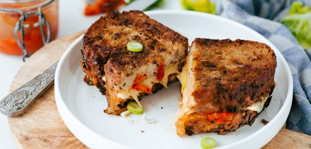 Smokin' kimchi toastie