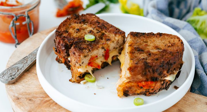 Smokin' kimchi toastie