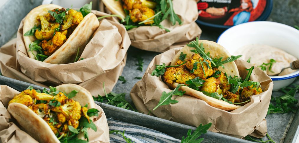 Pita Roasted Cauliflower