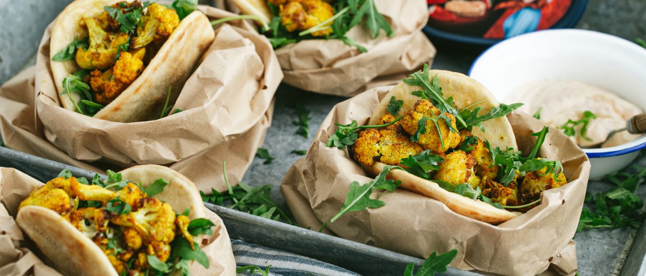 Pita Roasted Cauliflower